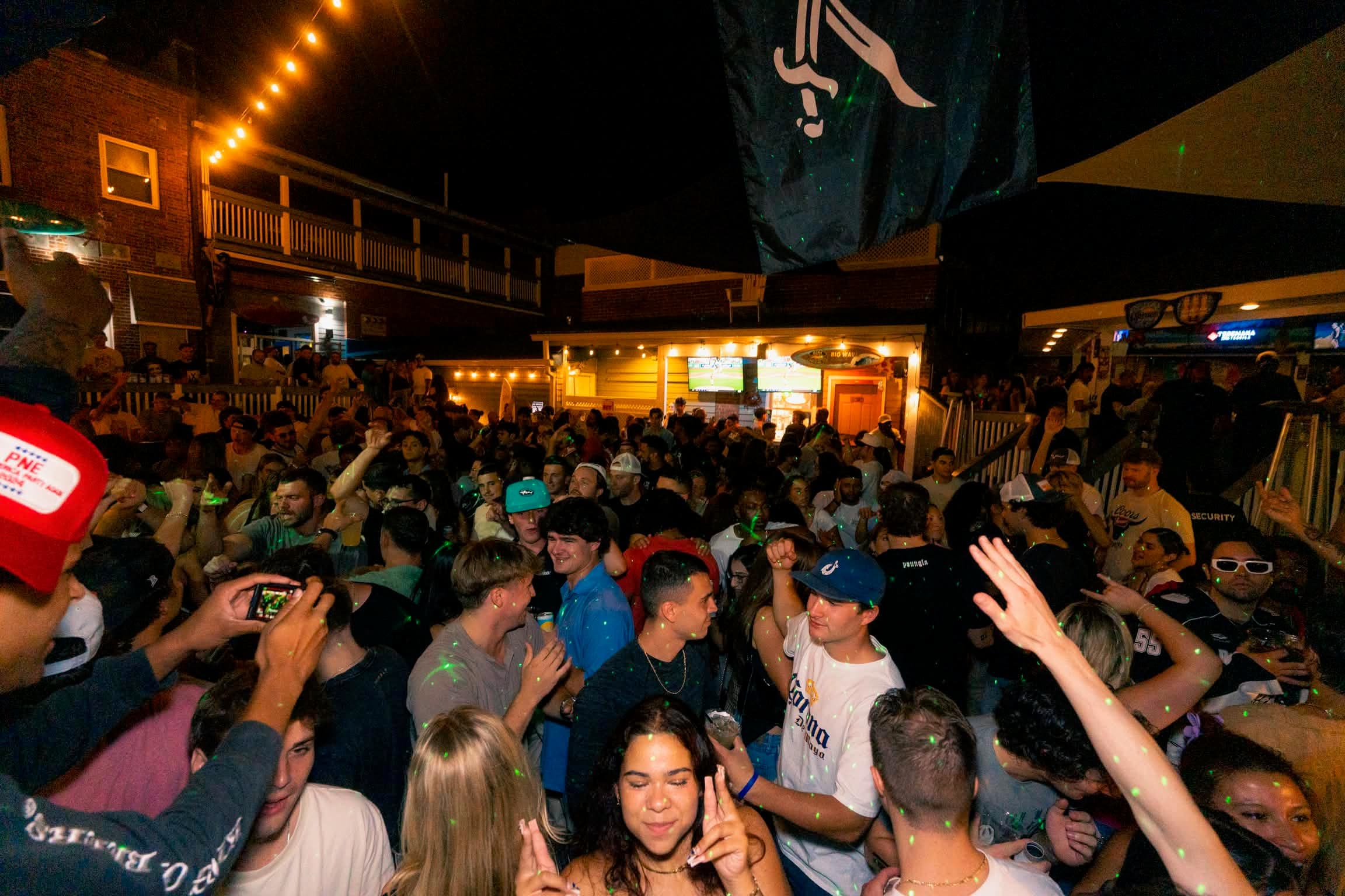 Tiki patio event